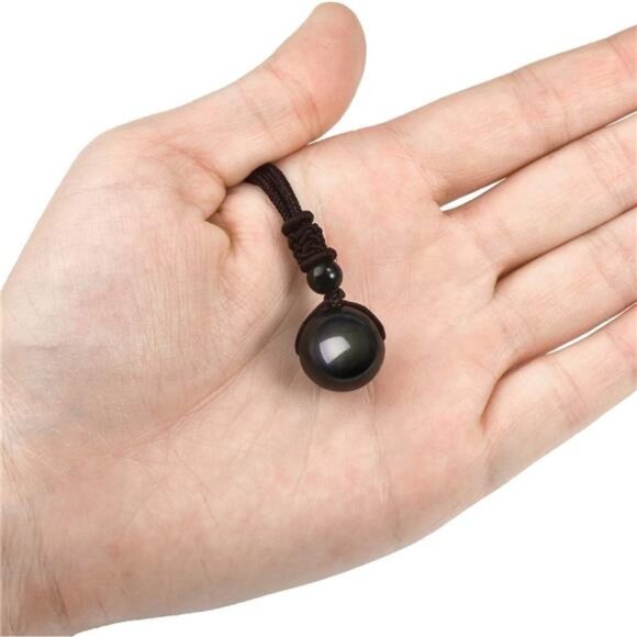 Healing Crystals Necklace Natural Tiger Eye Amethyst Lucky Blessing Protection - Picture 5 of 7